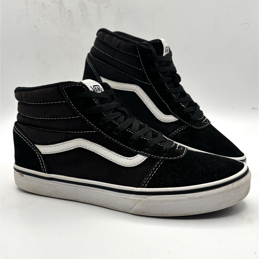 Vans Big Kid Sk8-Hi Shoe Sneaker Youth Size 6 Black White Vans Off The Wall